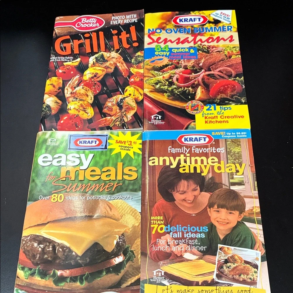 Four set of Cookbook vintage magazines